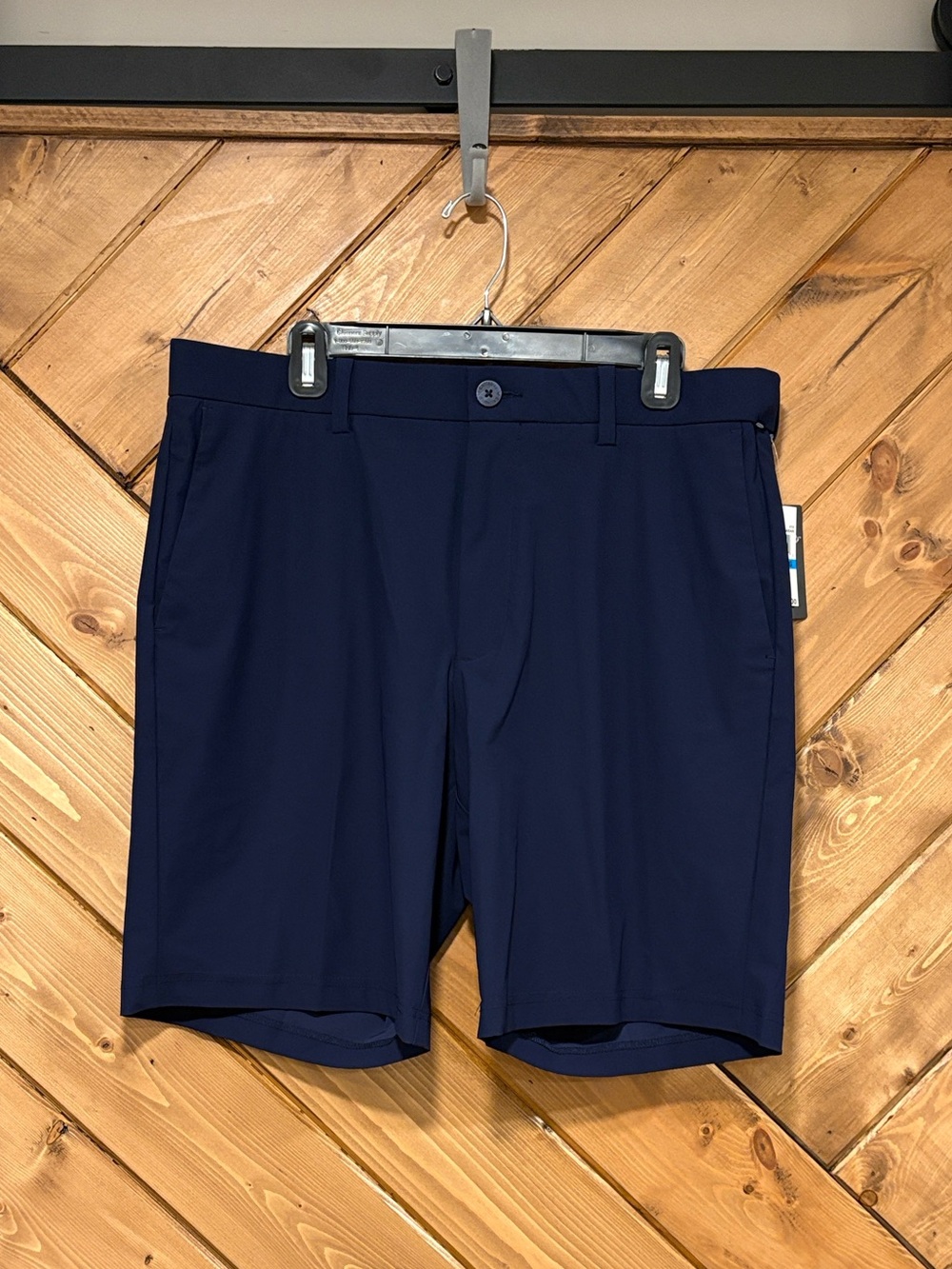 Callaway Navy Performance 9” Inseam Shorts Stretch Opti-Dri 36W NWT